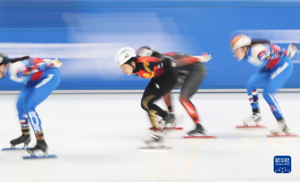 走近冬奥｜短道速滑——世界杯北京站女子1000米决赛：许尔廷获得冠军