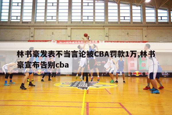 林书豪发表不当言论被CBA罚款1万,林书豪宣布告别cba