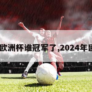 2024欧洲杯谁冠军了,2024年欧洲杯